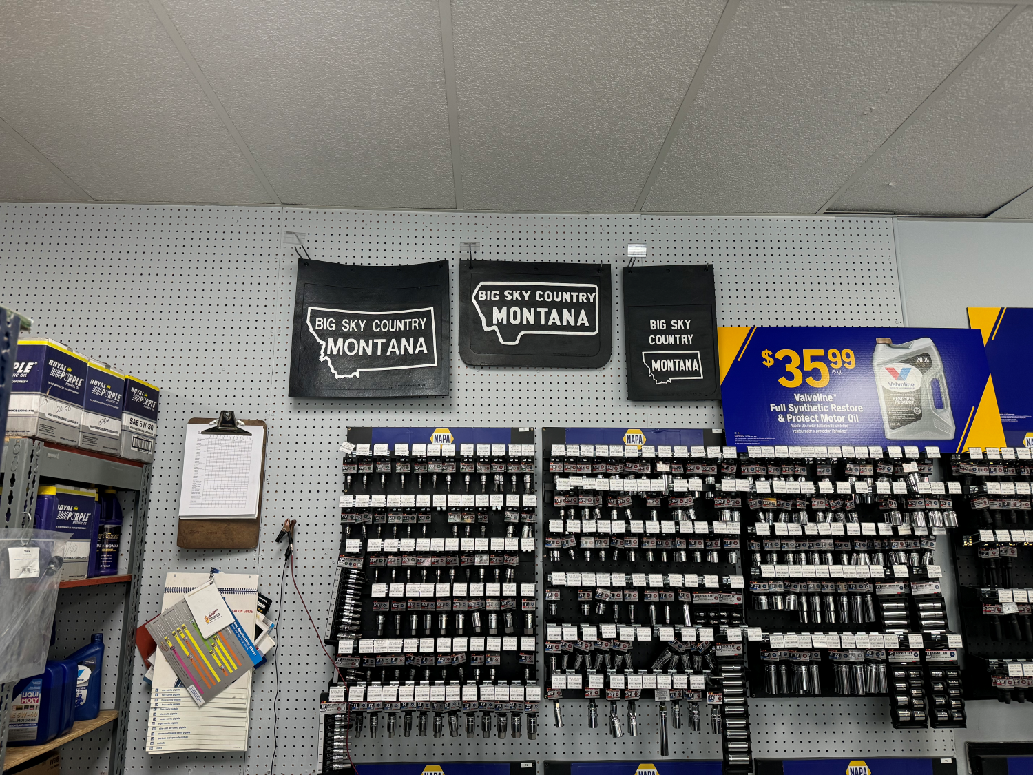 A Display at the NAPA Whitefish Auto Parts