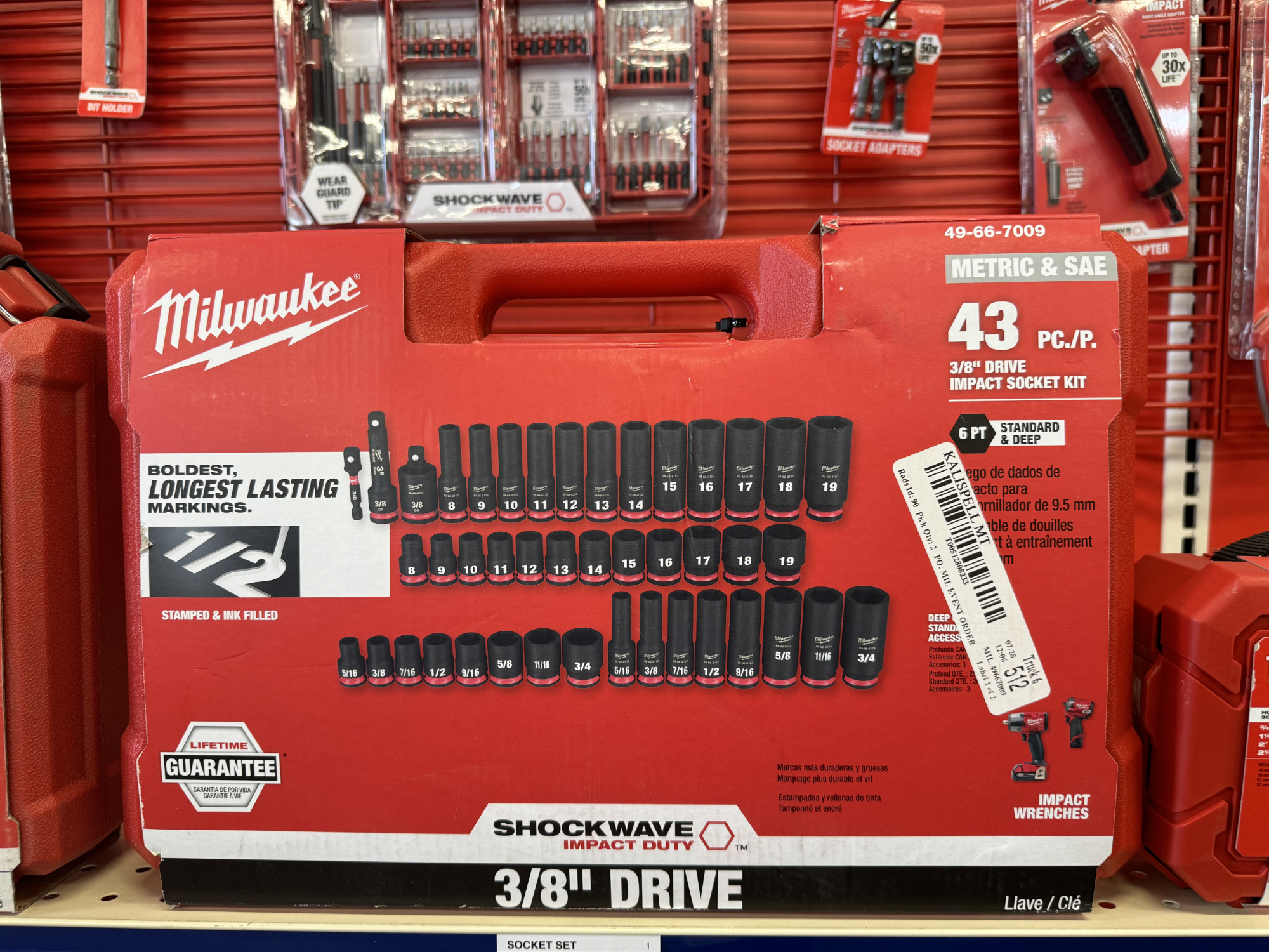 Milwaukee Drive Impact Socket Kit at NAPA Columbia Falls Auto Parts