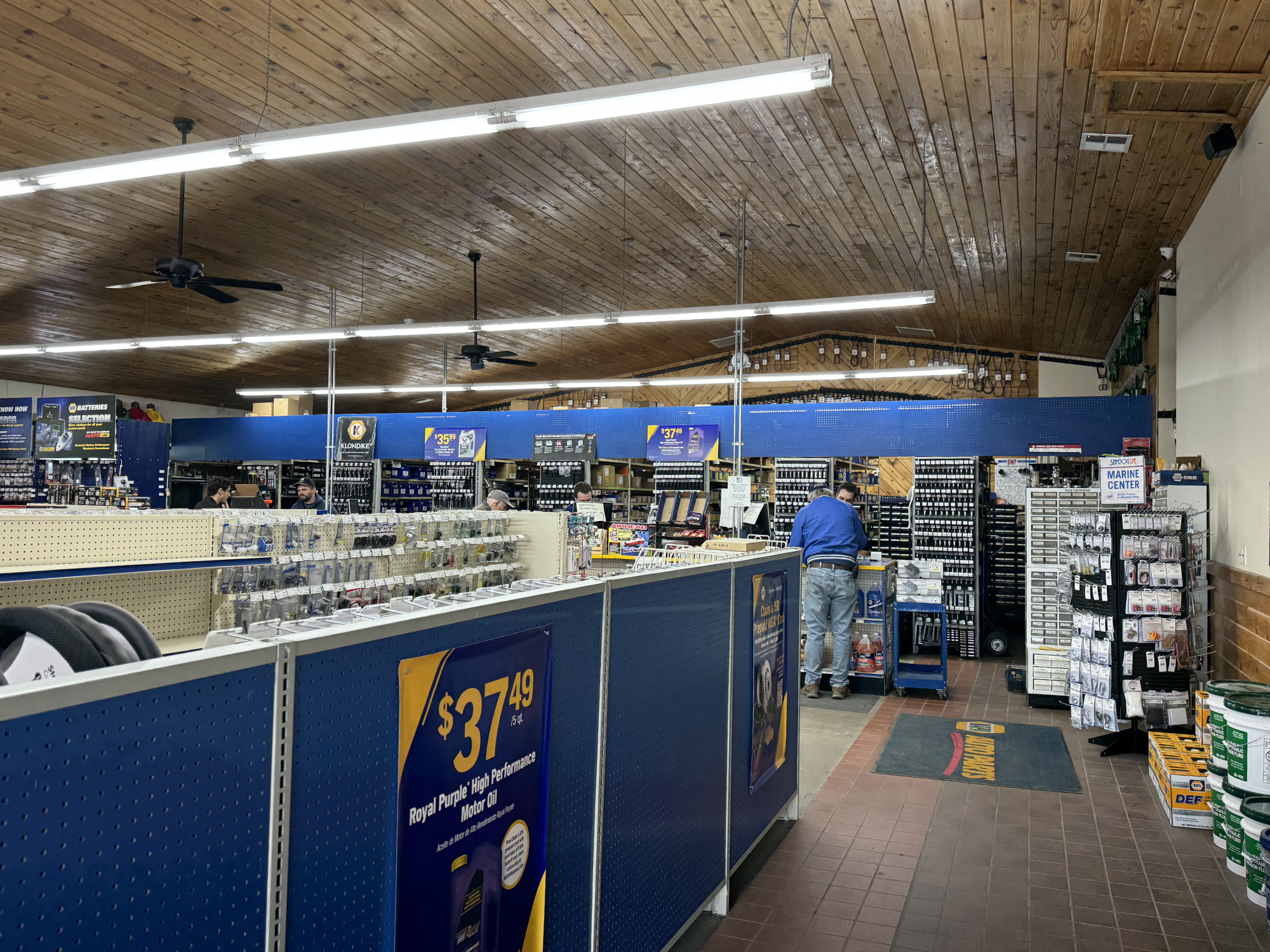 NAPA - CJ Auto Parts - Big Fork MT - Store Interior Entrance