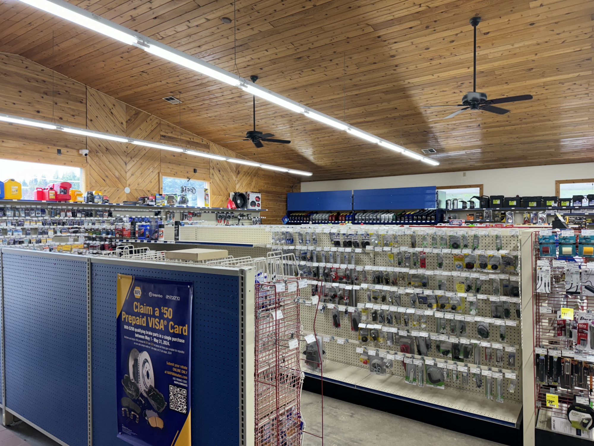 NAPA - CJ Auto Parts - Big Fork MT - Store Interior Side