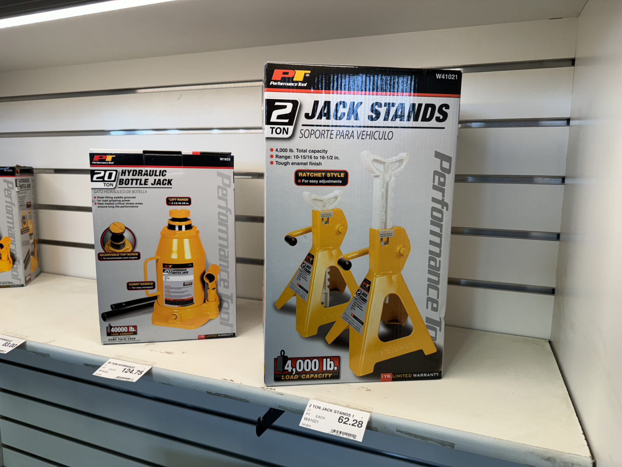 NAPA - CJ Auto Parts - South Kalispell MT - Performance Tool - Jack and Jack Stand